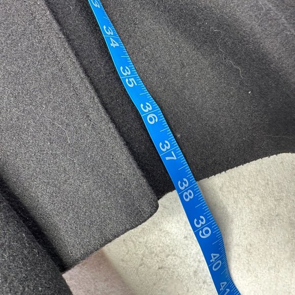 All Saints Obia Coat Size 6 Black Peplum Double Breasted Wool-Blend Gwen RARE - Picture 13 of 13